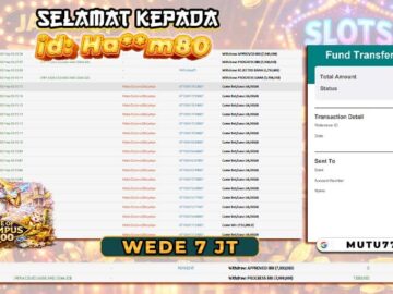 Selamat Kepada Member Beruntung! Bukti WD 7 Juta dari MUTU777 Hari Ini 🎉 gacor MUTU777