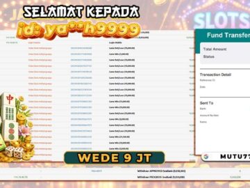 WD 9 Juta Berhasil Cair! Member MUTU777 Kembali Menang Besar 💸