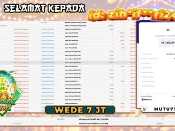 🎉 Bukti WD 7 Juta Berhasil Cair! Member MUTU777 Kembali Raih Kemenangan Besar 💸 MUTU777