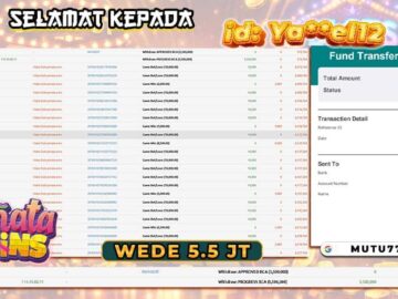 💰Bukti WD 5,5 Juta Berhasil Cair! Member MUTU777 Kembali Raih Kemenangan Menarik💰 situs terpercaya 2026