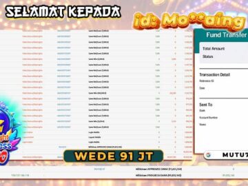 💸Bukti WD 91 Juta Berhasil Cair! Member MUTU777 Raih Kemenangan Fantastis di Starlight Princess 1000💸 MUTU777 terpercaya