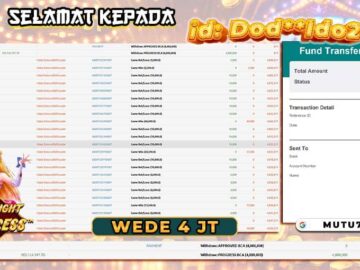 Bukti WD 4 Juta Berhasil Cair! Member MUTU777 Raih Kemenangan di Twilight Princess MUTU777 terpercaya