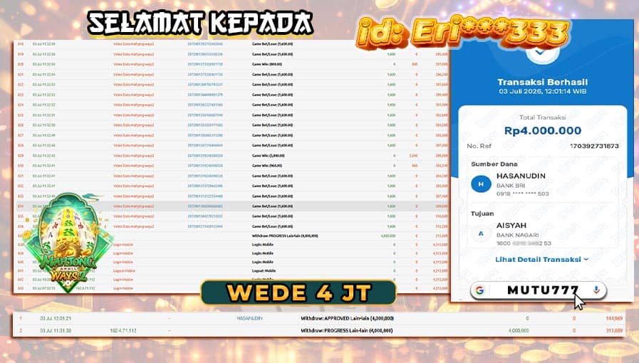 MUTU777 resmi