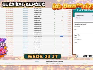 Bukti WD 23 Juta Berhasil Cair! Member MUTU777 Raih Kemenangan Spektakuler di Sugar Rush Super Scatter 🎉 MUTU777 resmi