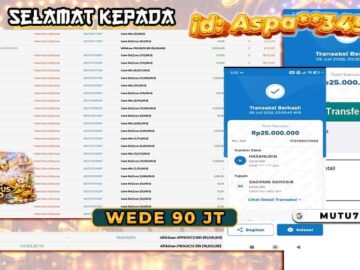 Bukti WD 90 Juta Berhasil Cair! Member MUTU777 Pecahkan Kemenangan Fantastis di Gate of Olympus 1000 🏆 MUTU777 slot maxwin