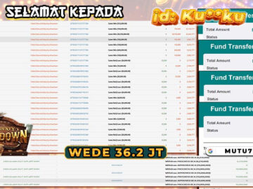 Bukti WD 36,2 Juta Berhasil Cair! Wild Bounty Showdown Kembali Hadirkan Kemenangan Spektakuler di MUTU777 π€ π° MUTU777 terpercaya