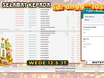 Bukti WD 12,5 Juta Berhasil Cair! Mahjong Ways Kembali Mengantarkan Member MUTU777 Meraih Kemenangan Besar ππΈ MUTU777 terpercaya