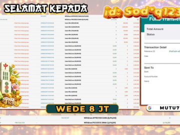 Bukti WD 8,4 Juta Berhasil Cair! Mahjong Ways 2 Kembali Menghadirkan Kemenangan Member MUTU777 🀄💰 MUTU777 resmi